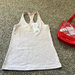 Lululemon racer back tank and rose LNWT Size 12